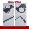 2Packs 2-1/2" Heavy Duty Exhaust System Hanger, Universal Exhuast Hanger,