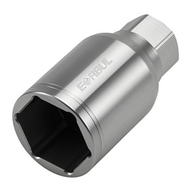 EVRBUL ICP Injection Control Pressure Sensor Install Remove Socket Tool Compatible with Ford 6.0L Powerstroke Diesel Ford 250 350 450 550 Super Duty 2003-2004 24mm 3/8’’ Drive Deep Socket