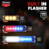 Abrams Flex Series (Amber/White) 18W - 6 LED Snow Plow