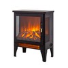 IInnoflame 17" Electric Fireplace Stove, Freestanding Fireplace Heater with Realistic