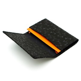 Indenya Inden HISOCA Hisoka, Traditional Crafts, Koshu Inden, Deerskin Lacquer, Original Brand, [1-008] Black - Black Lacquer Dragonfly