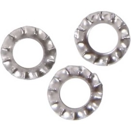 Serrated Washer M5 10 x 5.3 x 0.6 mm Pack of 100 Stainless Steel (Niro)
