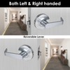 HISAFE Commercial Passage Door Lever Heavy Duty Grade 2 Handle,