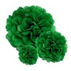 Premium [Pack of 10] Large Tissue Paper Pom Poms (Dark