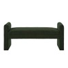 24KF Modern Boucle Teddy Lovely Bench, Upholstered Bed Bench Entryway