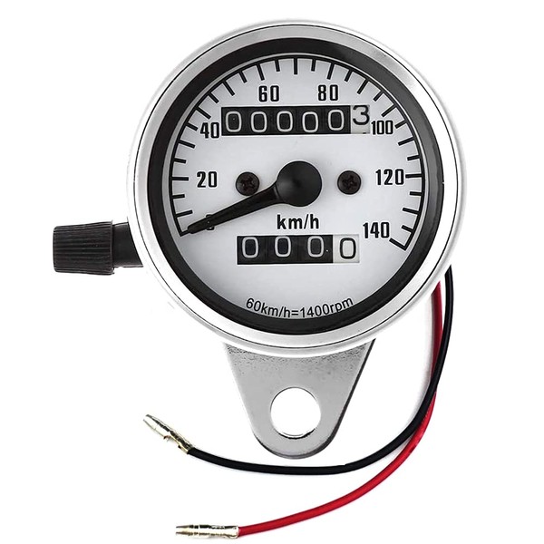 VISPREA Speedometer, Mechanical, 12 V, 140 km/h for Motorcycles, General