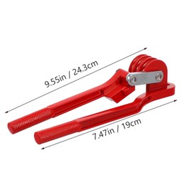 WHAMVOX 1 Set Tubing Bending Kit with Gauge Manual Hand Tool for Accurate Bends Fits Tubing Comfortable Knurled Grip Handle for Easy Use