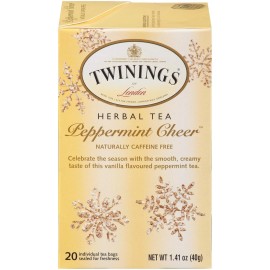 Twinings 3 Pack - Twinings Peppermint Cheer Herbal tea - 20 Count