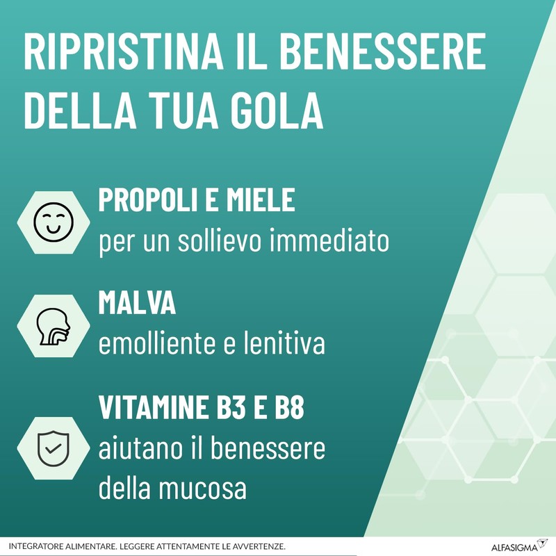 NEO BOROCILLINA Propolmiele+, Integratore Alimentare per il Benessere della Gola,