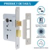 DIDA® 3 Lever Mortice Sashlock Polished Chrome Mortice Locks Sashlocks
