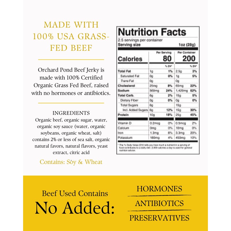 Orchard Pond Teriyaki Beef Jerky