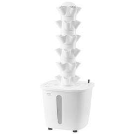 VEVOR Hydroponic Growing System, 30 Pods Vertical 6 Tiers Hydroponic Tower, Home Hydronic Garden with Water Pump & Timer, Water Circulation Plants Germination Kit for Indoor Herbs Fruits & Vegetables