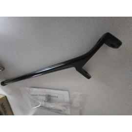 Ford 1935-1947 FORD Pickup Hinge Pin Mirror, Black Straight Arm.
