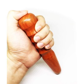 Centre Punch Drill Finger Grip - Tok Sen Part - Hammer Wooden Hand Tool Therapy Toksen Massage Stick Stamp Percussion Wood Thailand