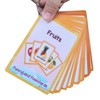 Richardy Fruits,Vegetables 2 Sets of English Flash Cards Kids Pocket