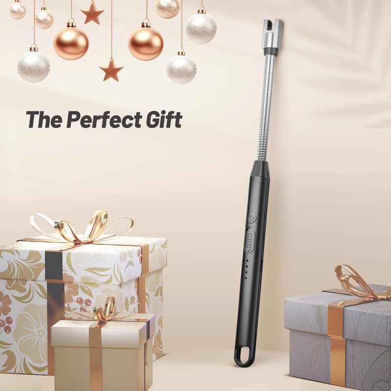 VEHHE Electric Lighter with 360° Flexible Neck, Flameless Windproof Long