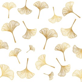 Gold Wall Decals Gold Leaves Wall Decals Peel and Stick Modern Leaf Wall Stickers Living Room Decor Abstract Floral Wall Stickers Nordic Plant Art Wallpaper Decals for Bedroom Bathroom Kitchen Decor
