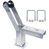 YVTCRTCW Adjustable Galvanized Trailer Winch Stand with Roller & U-Bolts