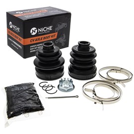 NICHE Front Rear CV Axle Boot Kit for Honda Rancher 420 Big Red 700 42240-HP7-A01 42230-HP7-A01 44235-HL1-A01