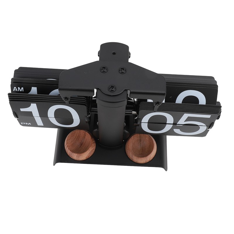 Digital Flip Clock 304 Stainless Steel Retro Battery Powered Mechanical