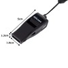 MIKASA BEAT-BK International Volleyball Federation (FIVB) Beatmaster Whistle, Black