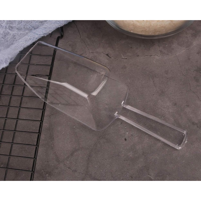 SCSpecial Kitchen Scoops Set of 6 Clear Plastic Scoops with