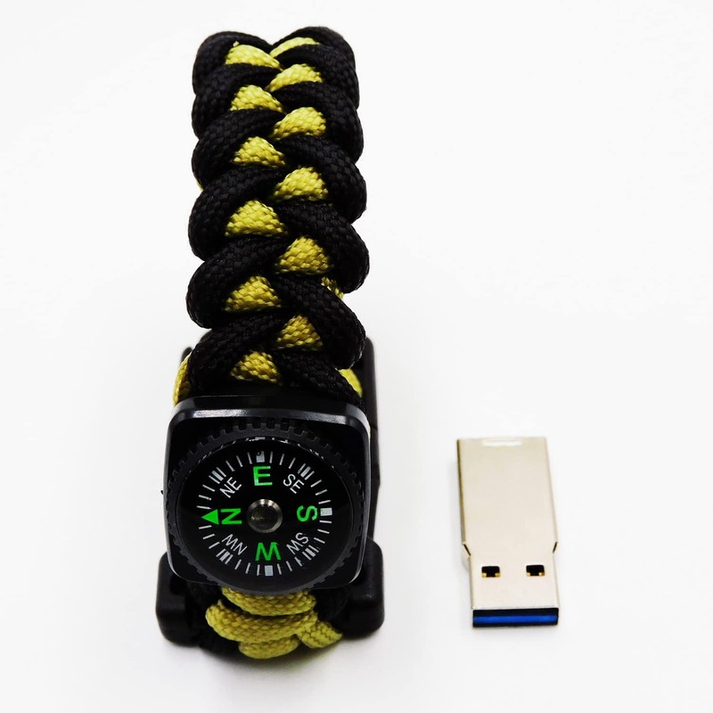 Pulseras USB Flash Drives Pulgar con brújula para compañeros de