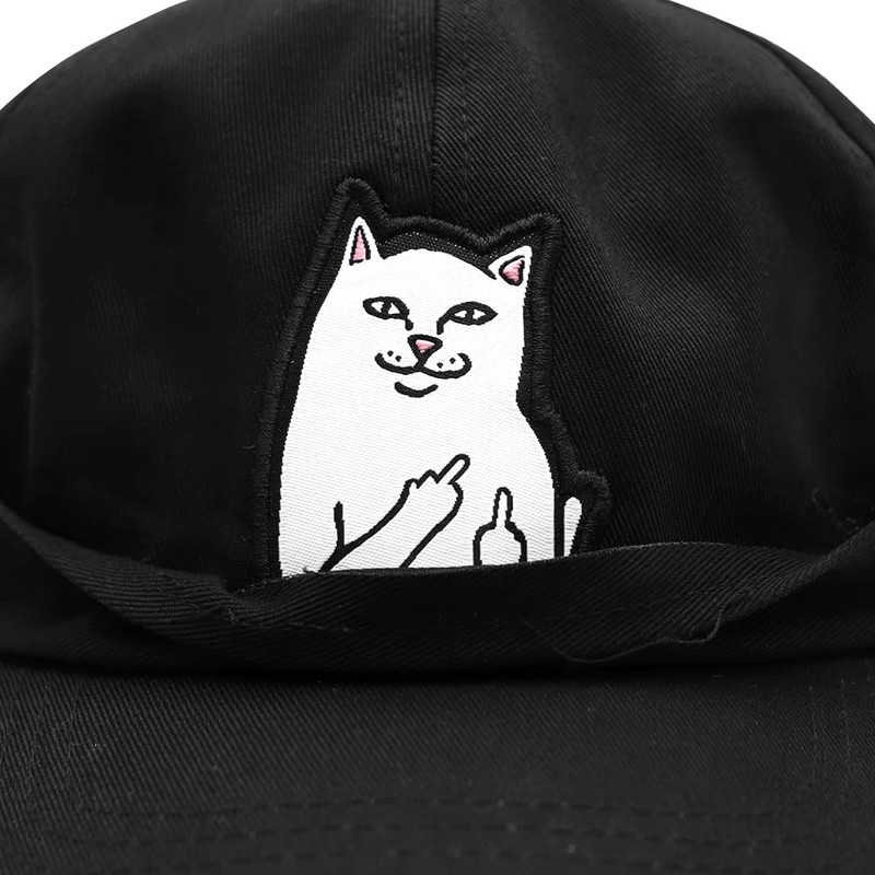 Lord Nermal Pocket 6 Panel Hat, Black (Black)