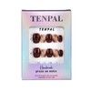 TENPAL Amber Caramel Blending Press on Nails Short Square Acrylic
