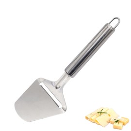 AOEVUIR Classic Line Cheese Slicer, Cheese Cutter, Polished Stainless Steel, Sharp Blade with Toothing, Dishwasher Safe