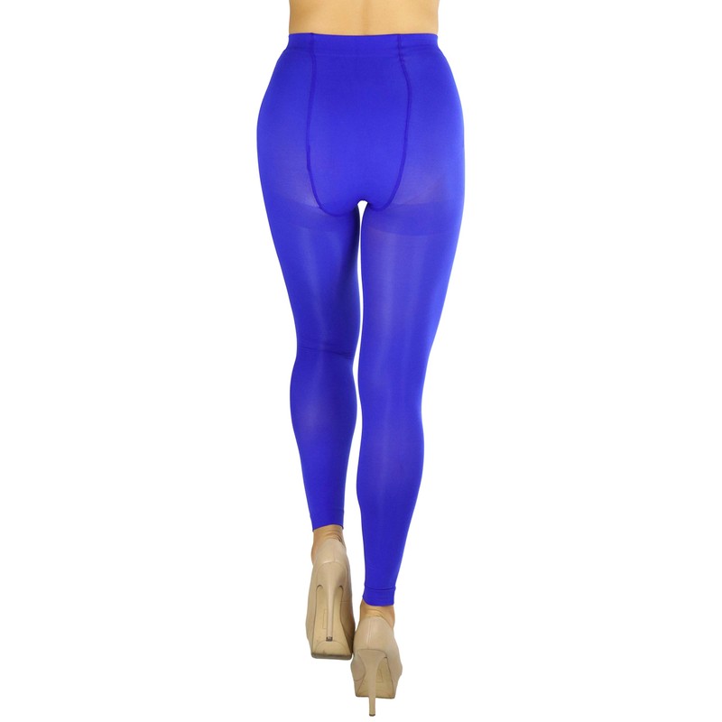 ToBeInStyle Medias largas opacas de nailon sin pies, para mujer,