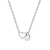 PROSILVER Tiny J Initial Necklace Womens Cute Jewelry Sterling Silver