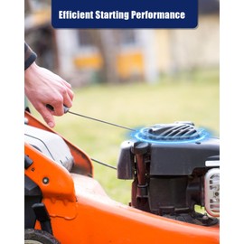 TIKSCIENCE Pull Start Recoil Starter Assembly Fit for Kohler CH270 CH260 CH255 6hp 7hp 5.5hp 208cc Engine Replace 1716512-S 1716501-S 1716501S 1716512S 1716502, Lawn Mower Recoil Springs