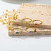 Lunvky Gold Birthstone Rings for Women Mother Dainty Stackable Gold