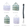 TANOVCEP Foldable Drying Net for Vegetables, Fish, and Dehydrated Goods,