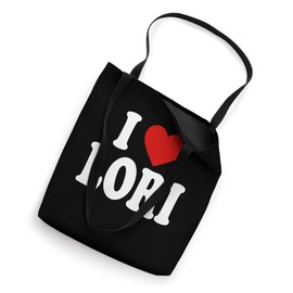 I HEART LOVE LORI Tote Bag