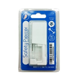 J.S Cartilage Medical Stainless Steel 14 Gauge Single Ear Aquamarine (Artificial Stone)