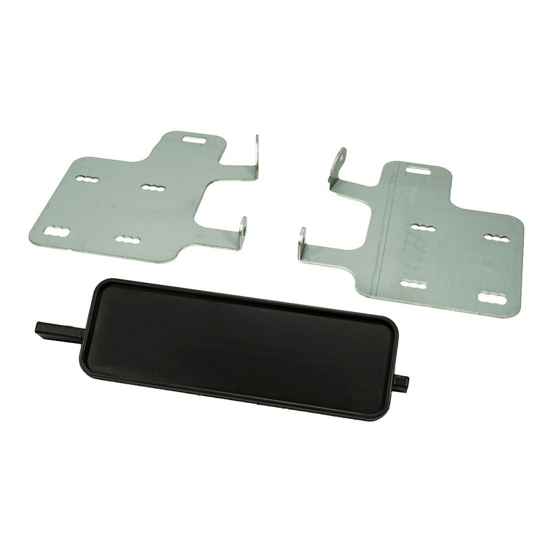 tomzz Audio 2438-022 Double DIN Radio Faceplate Compatible with Opel