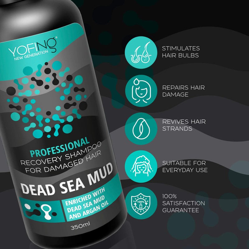 Dead Sea Mud Shampoo - Anti Hair Loss & Anti