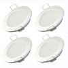12V 3W RV Boat Ceiling Lights Recessed Cabinet Dome Lights