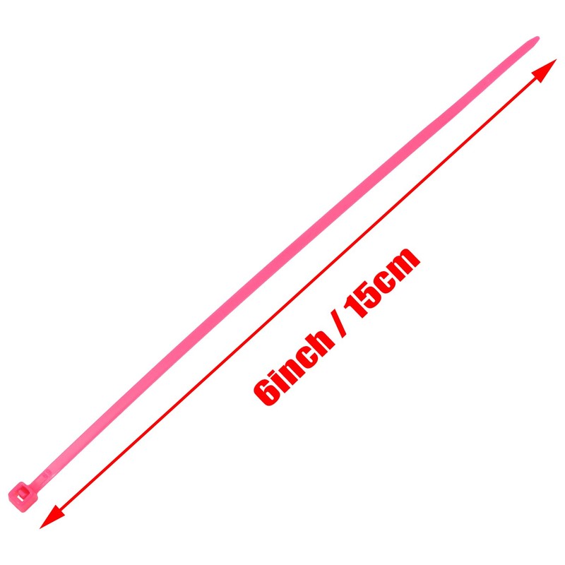 Mini Skater 6 Inch Multi-Color Multi-Purpose Nylon Zip Ties (200,