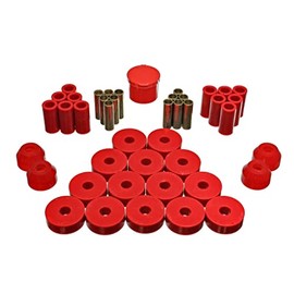 Energy Suspension For Jeep Willis 1955-1958 Hyper-Flex Master Bushing Set Red | 2.18104R