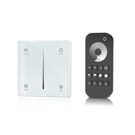 230V Dimmer With 2.4G Radio Option, TRIAC, Universally Adjustable For LED with Phase Control