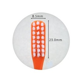キャップなし タフト24 歯ブラシ × 25本入 M イエロー