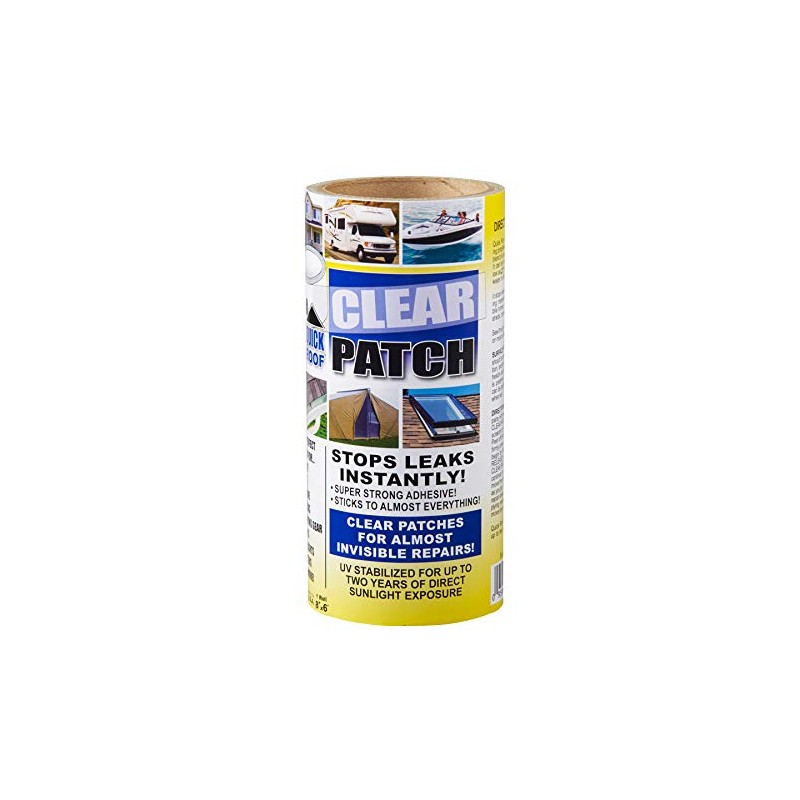 Cofair Products QRCP86 Quick Roof Clear Patch-8" x 6"