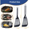 KSENDALO Fish Spatulas for Nonstick Cookware, Silicone Fish Spatula Turner