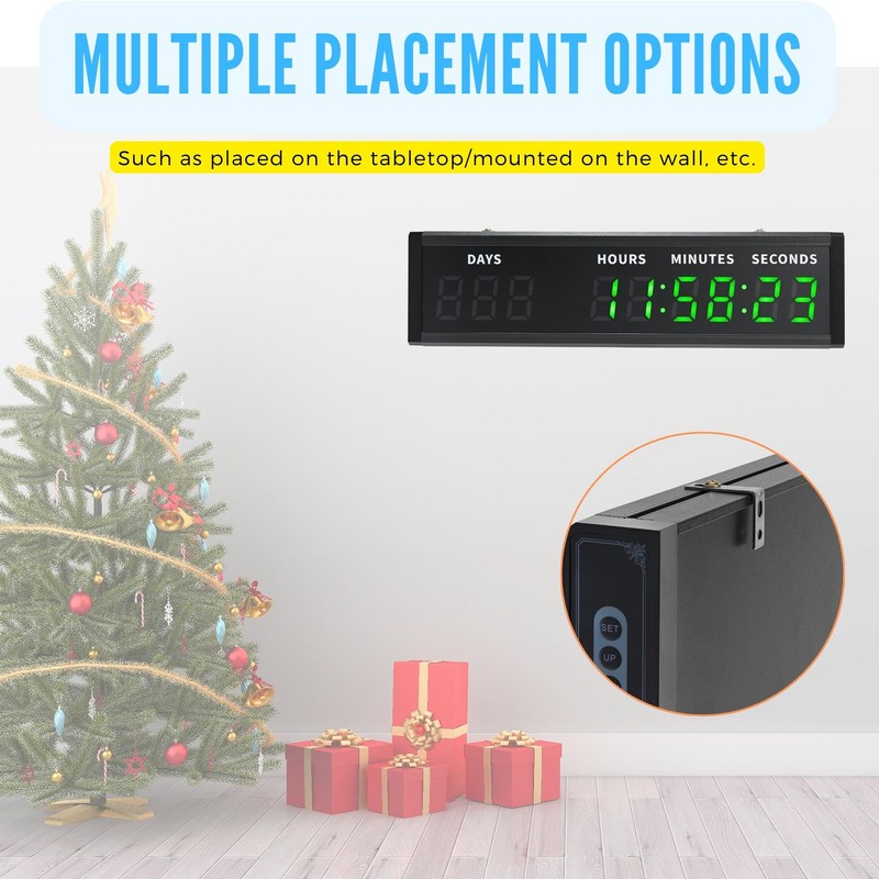 Large Display Digital Countdown Clock, LED Large Display Count Up/Count