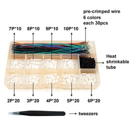 elechawk 1.25mm Pitch Connector and Pre Crimp Cable for Pixhawk APM2.6 Runcam Camera Silicone 15cm Wire
