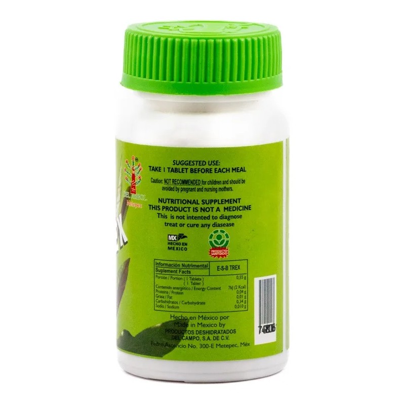 Trex Suplemento Bajar Peso Adelgazar Naturista Sabor