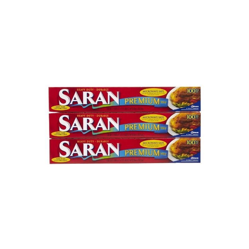 Saran Wrap Premium Plastic Wrap - 100 ft - 3